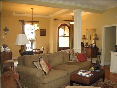Looking from great room to open foyer
