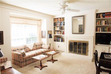 Cozy den with another fireplace