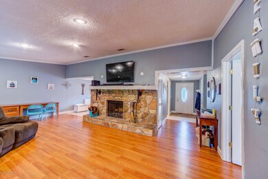 Stone Fireplace