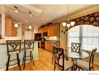 Full compliment of appliances and a counter bar wi