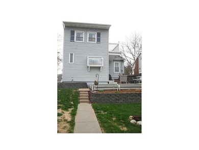 Exterior Back. Nice landscape- large deck yard lev