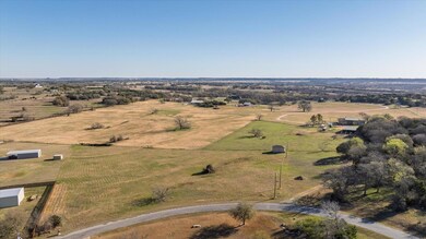 Aerial view with a rural view