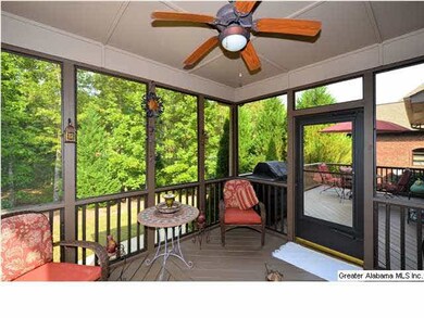 Screened porch for relaxing
