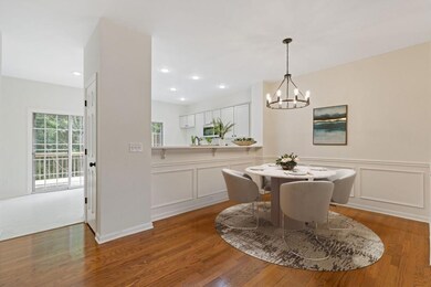 Dining Area, complete with Picture Frame Wainscoting