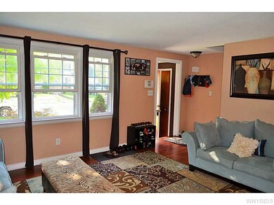 Living Room. Living room showing the front entranc