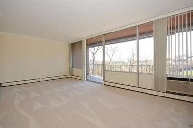 Sliding doors at the opposite end of the living ro