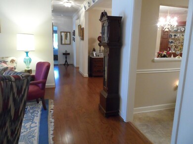 living room to kitchen