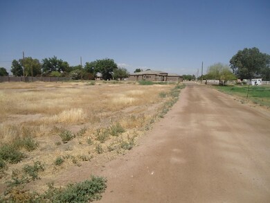 SW corner of lot