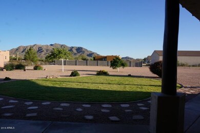 Back yard view from patio