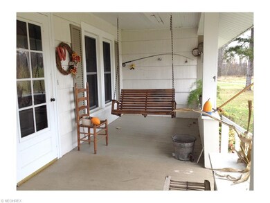 Inviting front porch