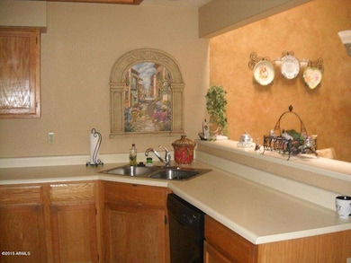 Kitchen towards sink