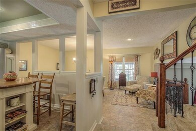 Entry through front door, kitchen and dining room 