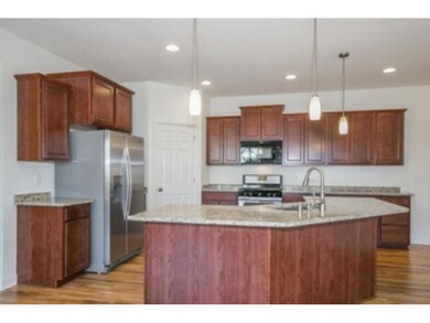 Open kitchen perfect for entertaining.  Large cent