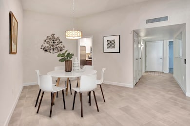 Dining room - digitally furnished