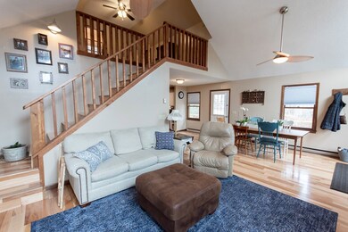 Open Living and Dining Areas