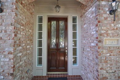 Keyless entry has been installed on front door.
