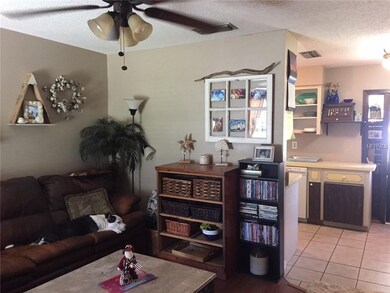 Open to kitchen with eat in area and beyond that l