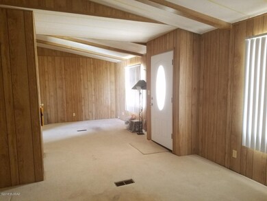 Front enry and living room