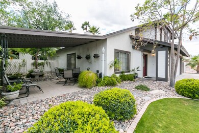 Another view of front patio