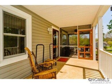 Shady & covered front porch