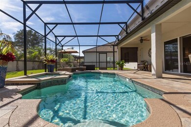 Custom pool and heated spa