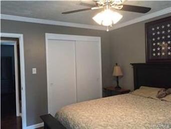 The master has a large closet also