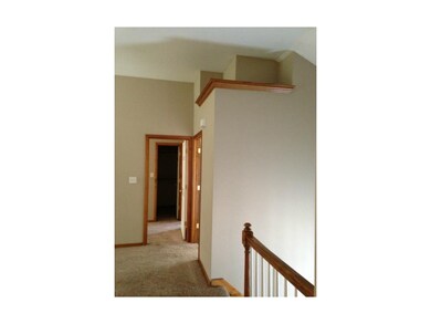 Hallway from the front entry to the laundry room a