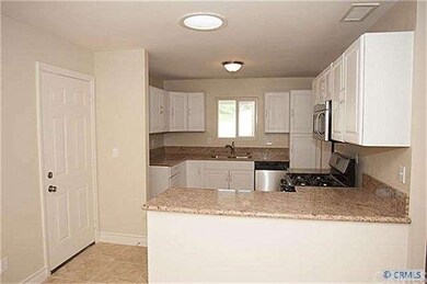 View of Kitchen from dining area.