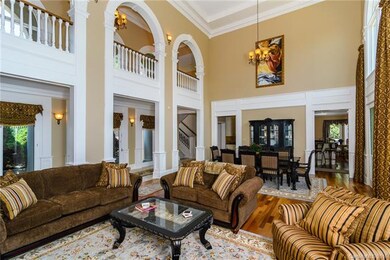 Great Room With 22 Foot Ceiling