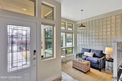 Sunlit sitting room