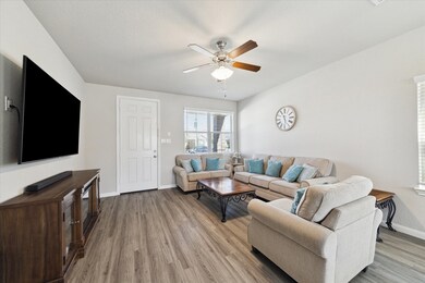 Spacious living area.
