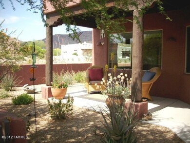 cozy front patio