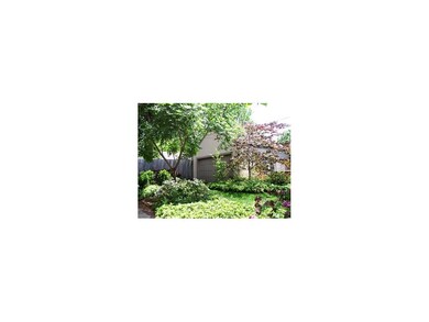 detached 2 car garage, sample of the backyard sanc