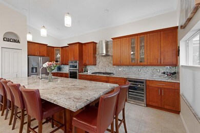 Kitchen open to family room