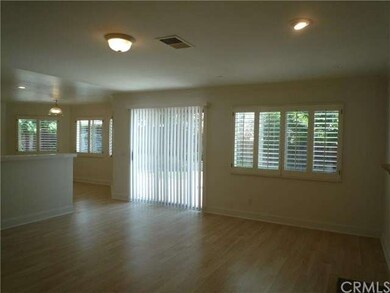 Exterior sliding glass door off family room
