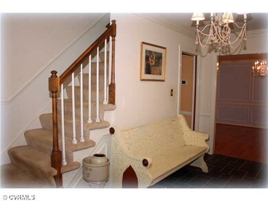 Foyer - Slate Tile Floor with Two Coat Closets and