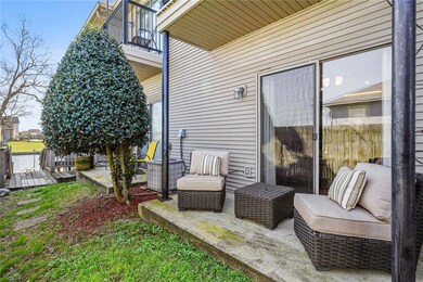 Lower balcony, steps out to the deck along the nav