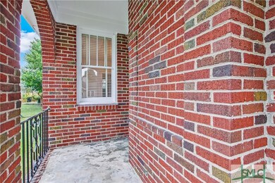 This side porch is an added feature to the living 