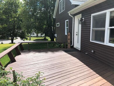 Large front and back decks.