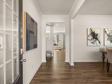 Hayden front entryway with flex room to the right