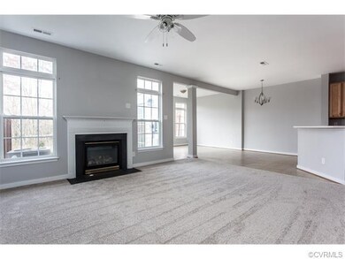 Gas fireplace, fresh carpet, new paint