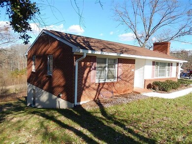 Front and left side of home