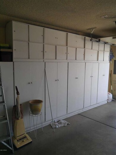 Garage has storage