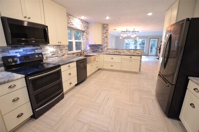 Another angle of the kitchen