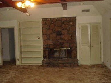 More storage and a great fireplace.