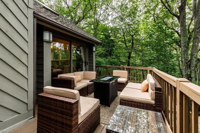 Multiple outdoor seating areas