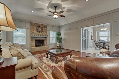 Spacious den opens to the breakfast area - Great f