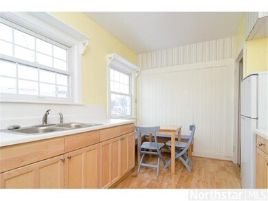 Kitchen receives great west light and has a built 