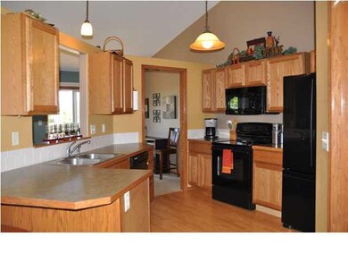 Large open Kitchen w/view to Living Area