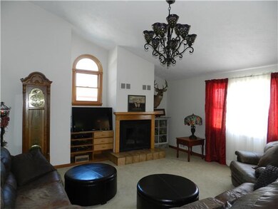 Family Room. Family room with vaulted ceilings and